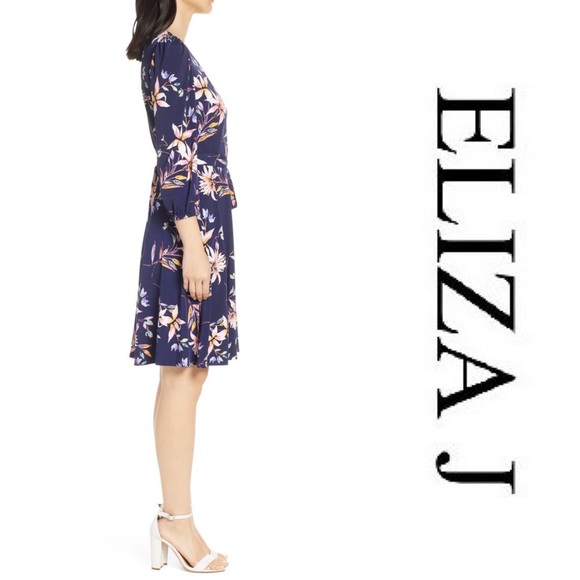 Eliza J Fit & Flare Dress - Picture 3 of 6